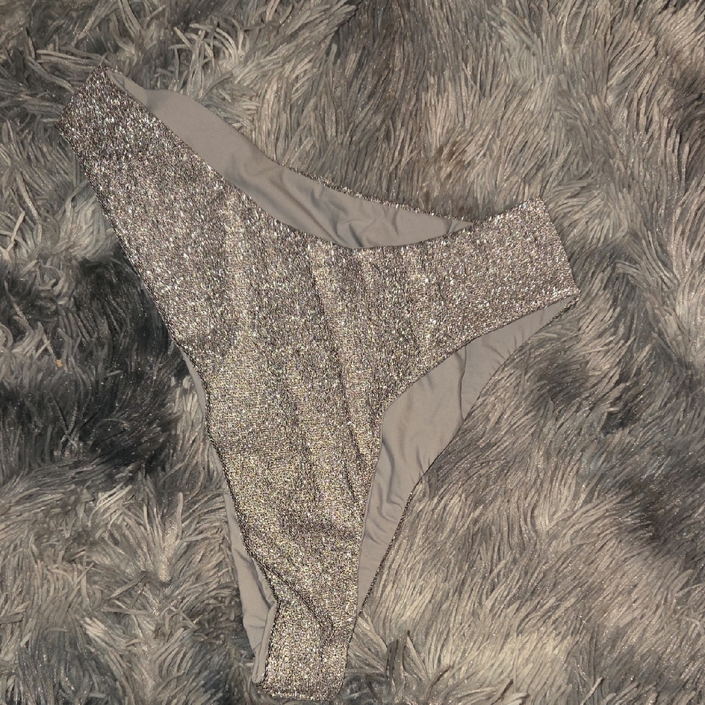 Danielle Guizio Shimmering Gray Panties